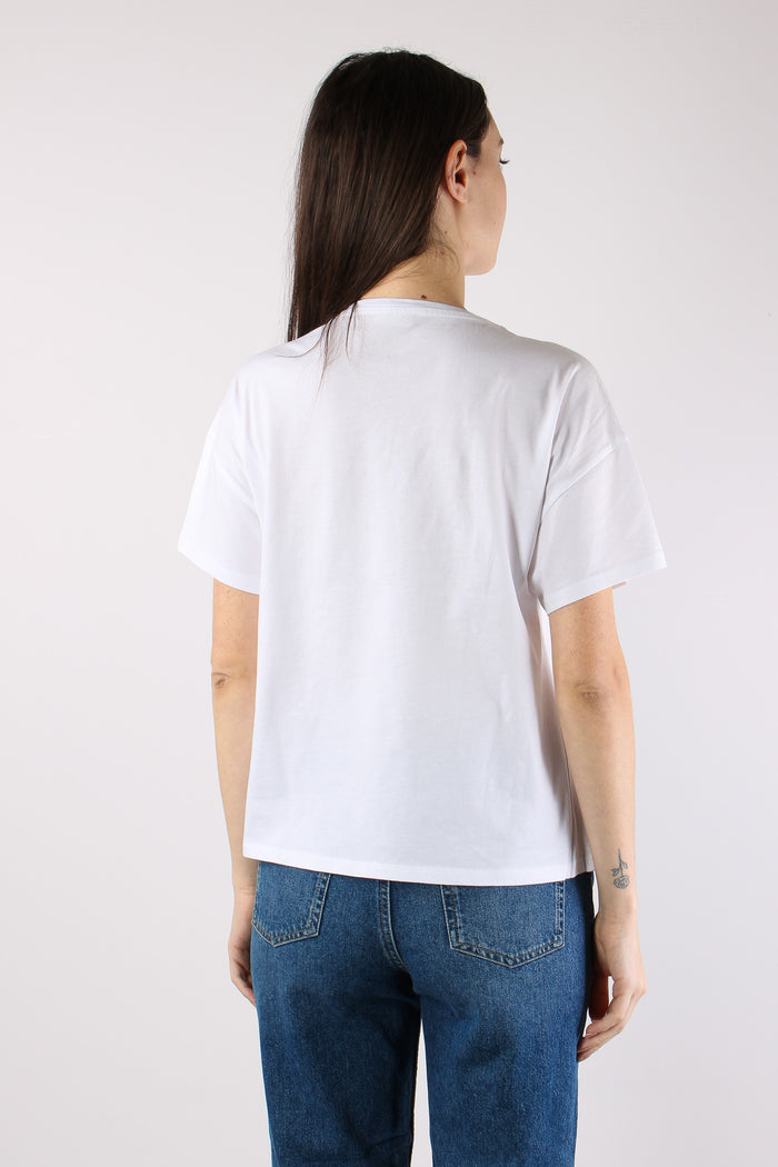 T-shirt Scatoletta Stampa Orso Bianco Bear-5