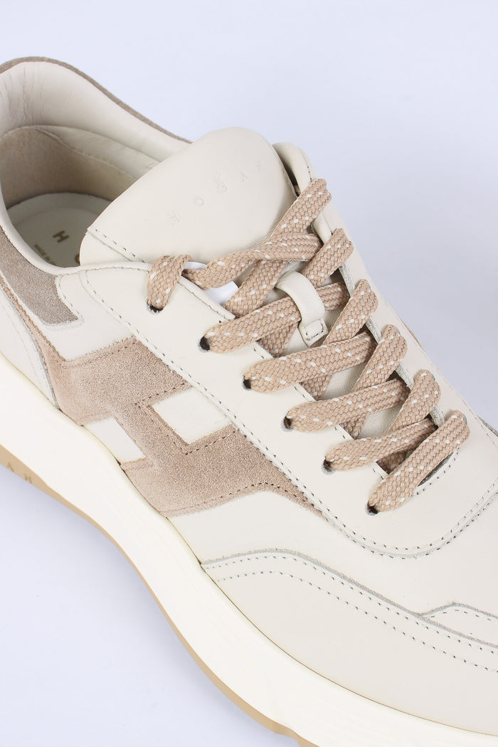 Sneakers H669 Allacciato H Bianco/beige-4