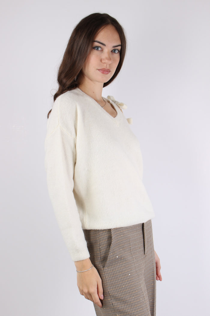 Maglia Scavo V Fiocchi Natural-9