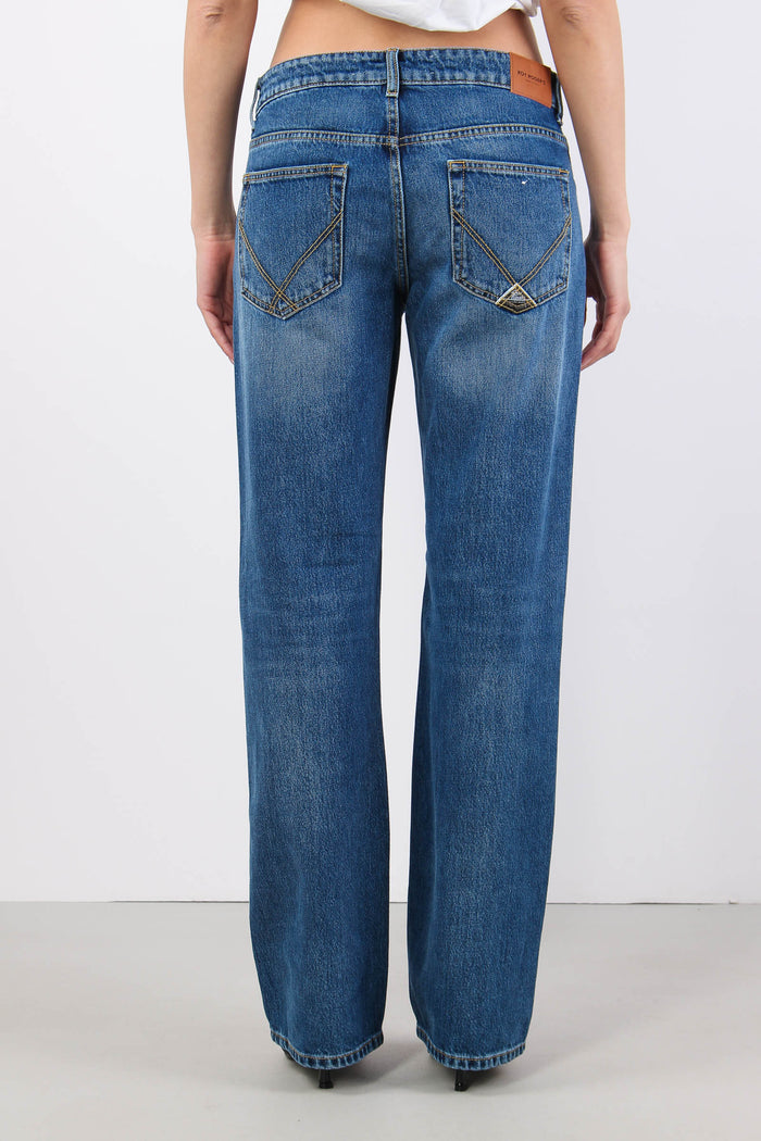 Denim Boyfriend Denim Medio-4