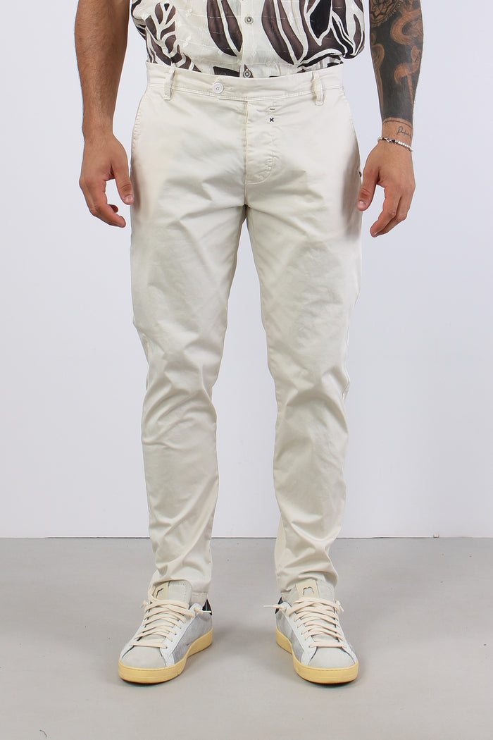 Tonno Pantalone Classico Latte-2