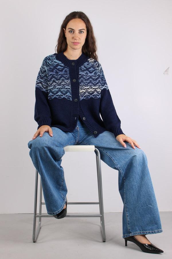 Cardigan Norvegese Evening Blue-2