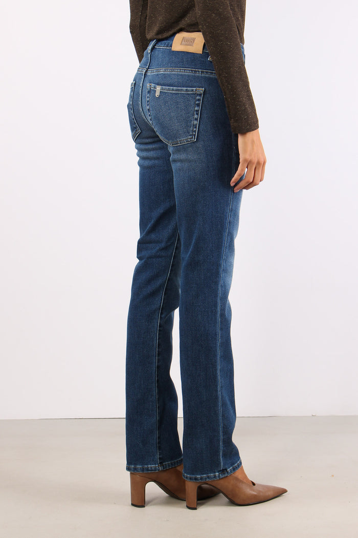 Denim Tessuto Misto Lana Denim Scuro-7