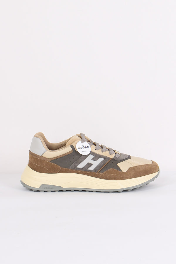 Sneaker Hyperlight Camoscio Marrone/beige