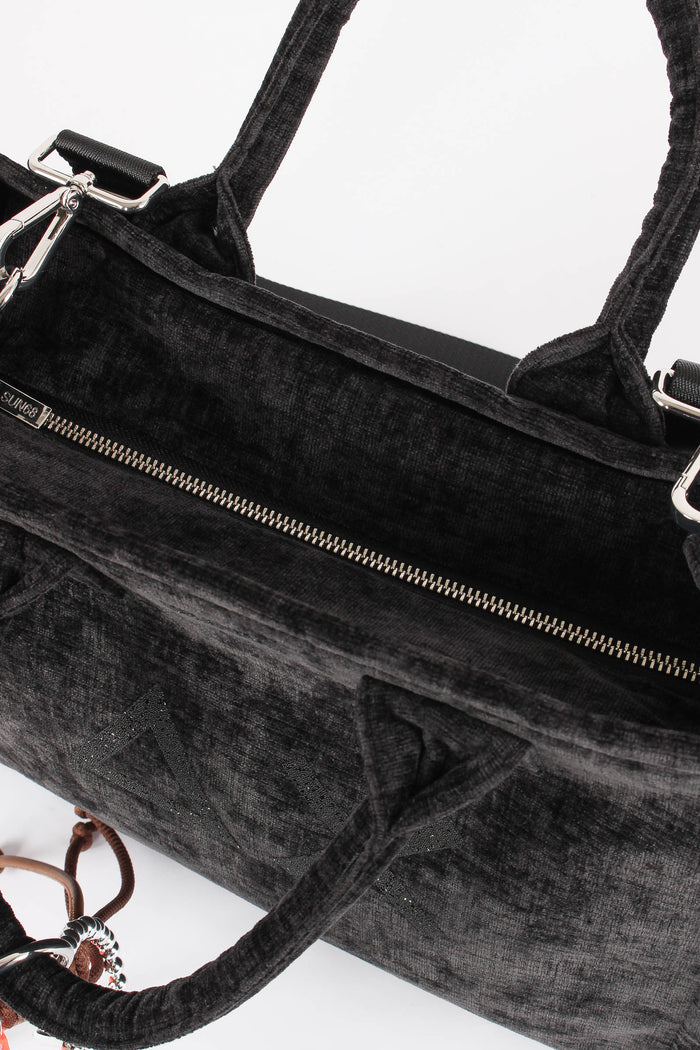 Mini Bag Velluto Nero-5