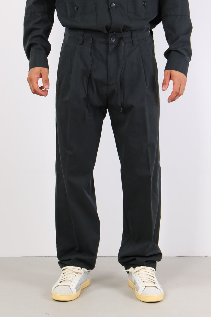 Canoa Pantalone Laccio Nero-2