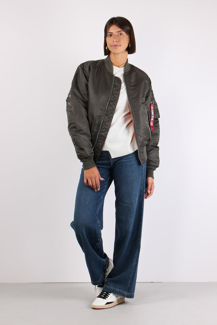 Heritage Bomber Jacket Nylon Grey-2