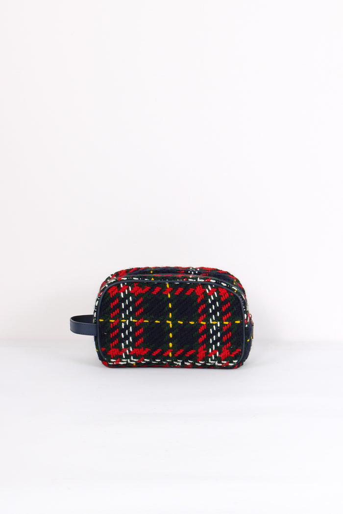 Beauty Bag Logo Tartan Maxi-3