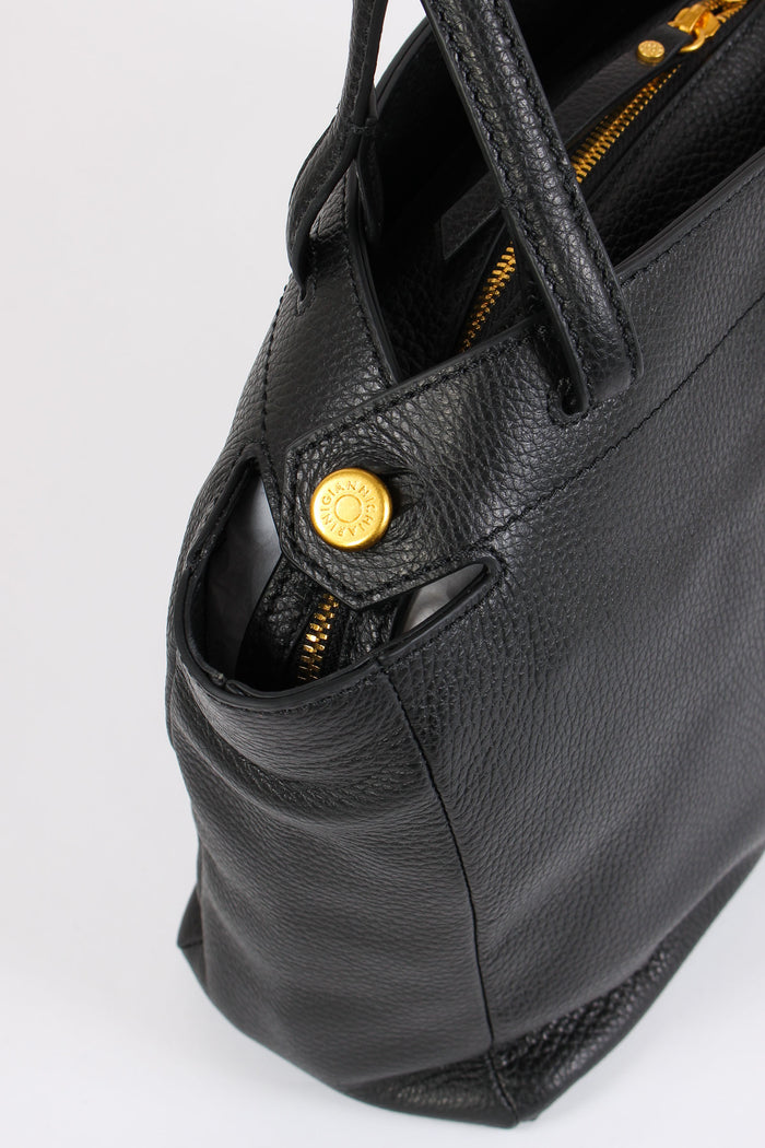 Ottavia Sacca Morbida 2 Manici Nero-6