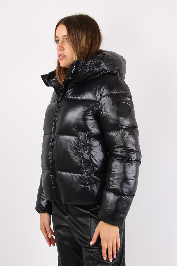 Biddy Piumino Cappuccio Luci Black-4