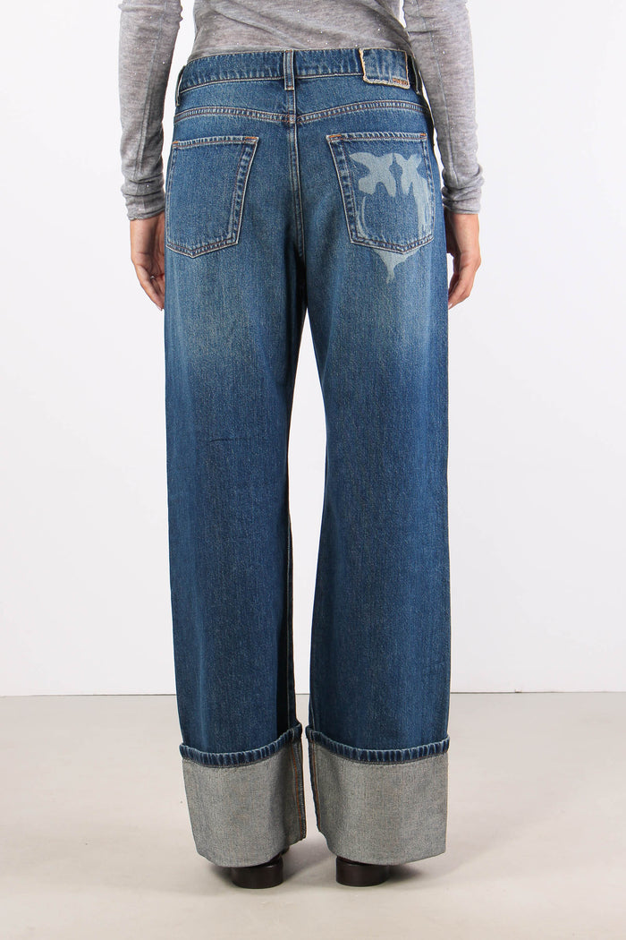 Wanda Denim Wide Leg Denim Medio-4