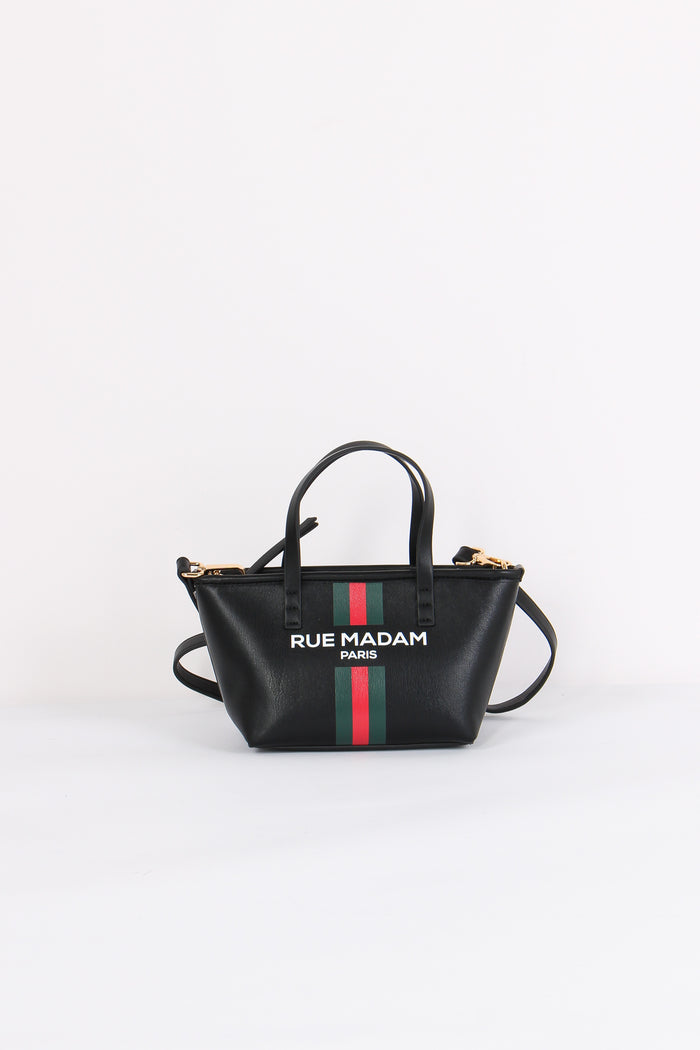 Mini Shopping Banda Monogram Black