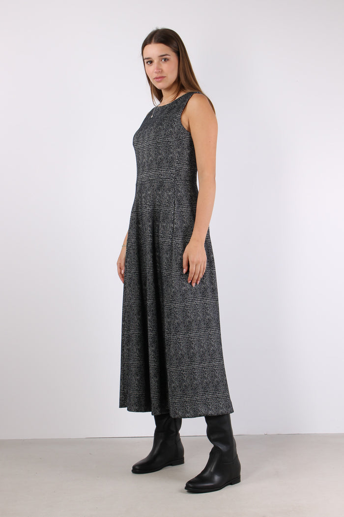 Tuta Pantalone Palazzo Nero/grigio-3