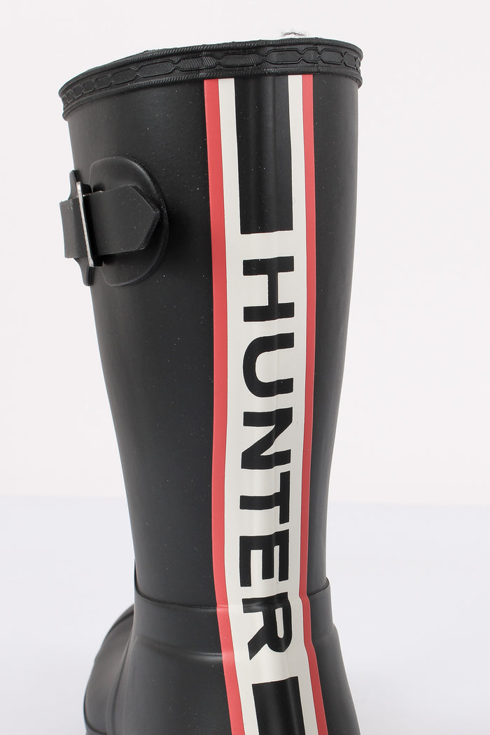 Original Short Tricolor Boot Black-5
