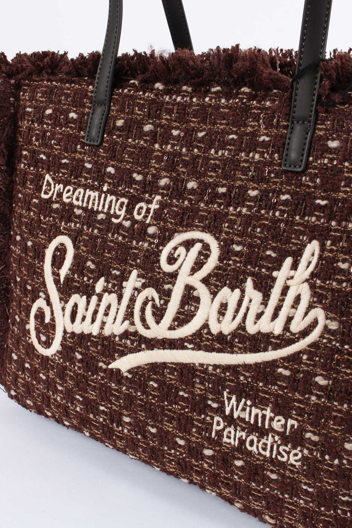 Borsa Vanity Tweed Brown-4