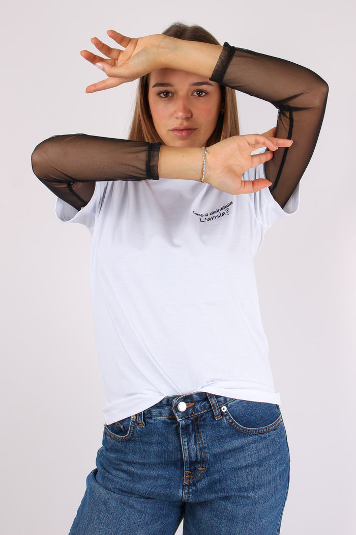 T-shirt M/l  Tulle Nero-9