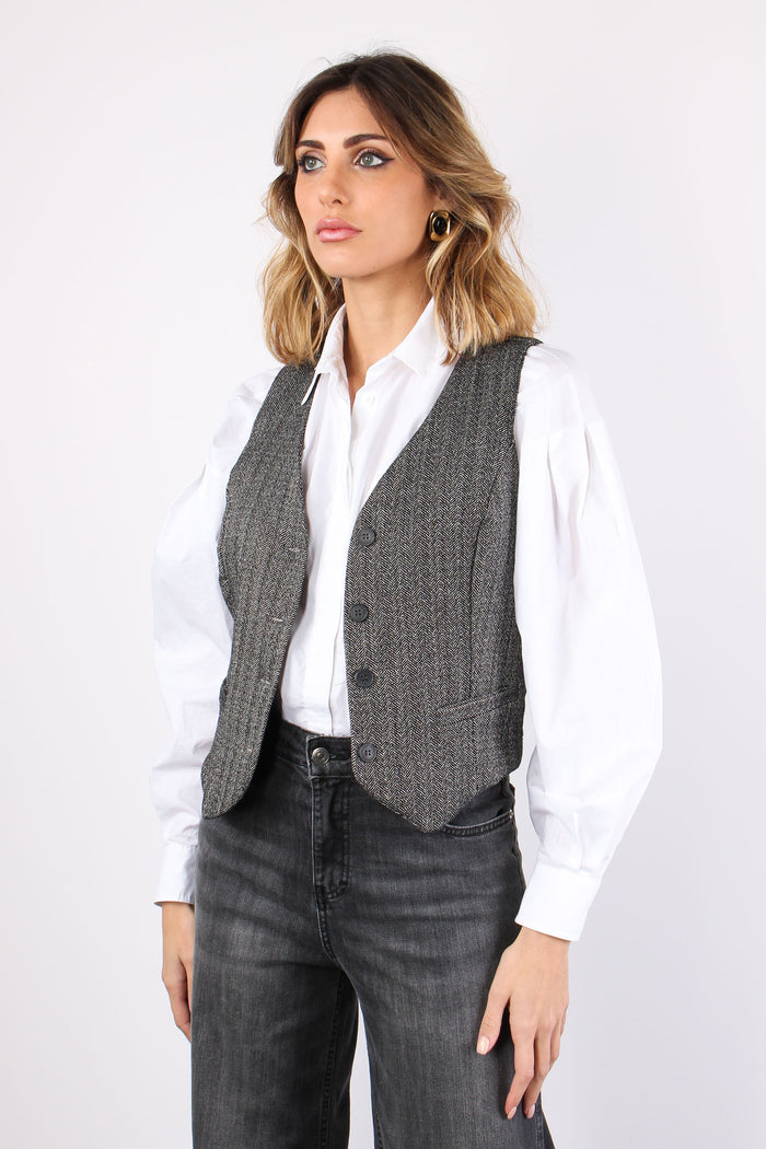 Gilet Spigato Resca Chiara-2