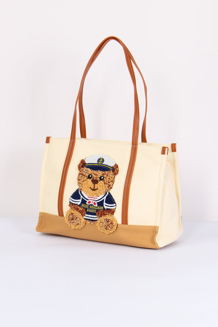 Shopping Canvas Orso Bicolor Cookie-2