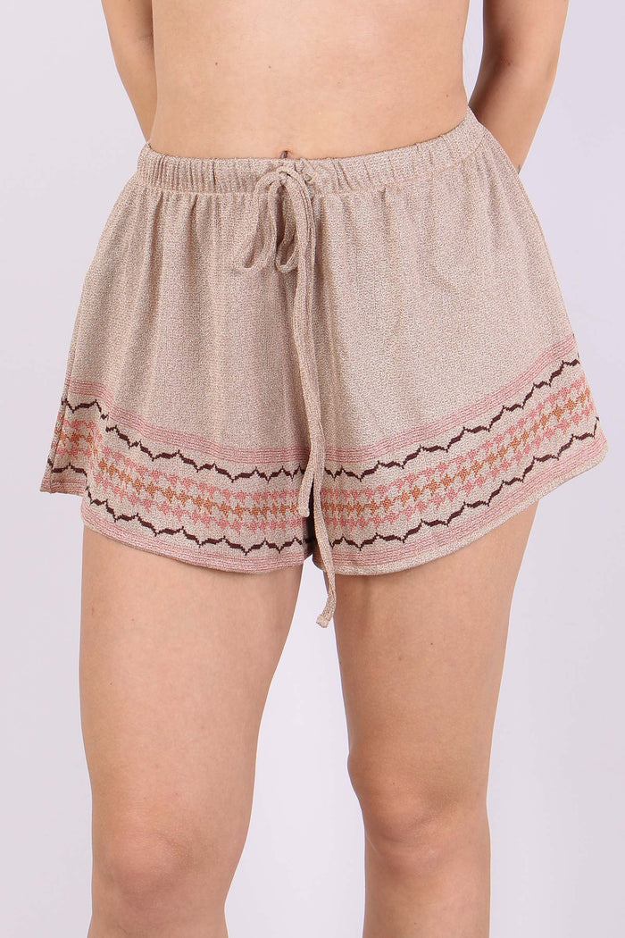 Short Lirex Fantasia Beige-6