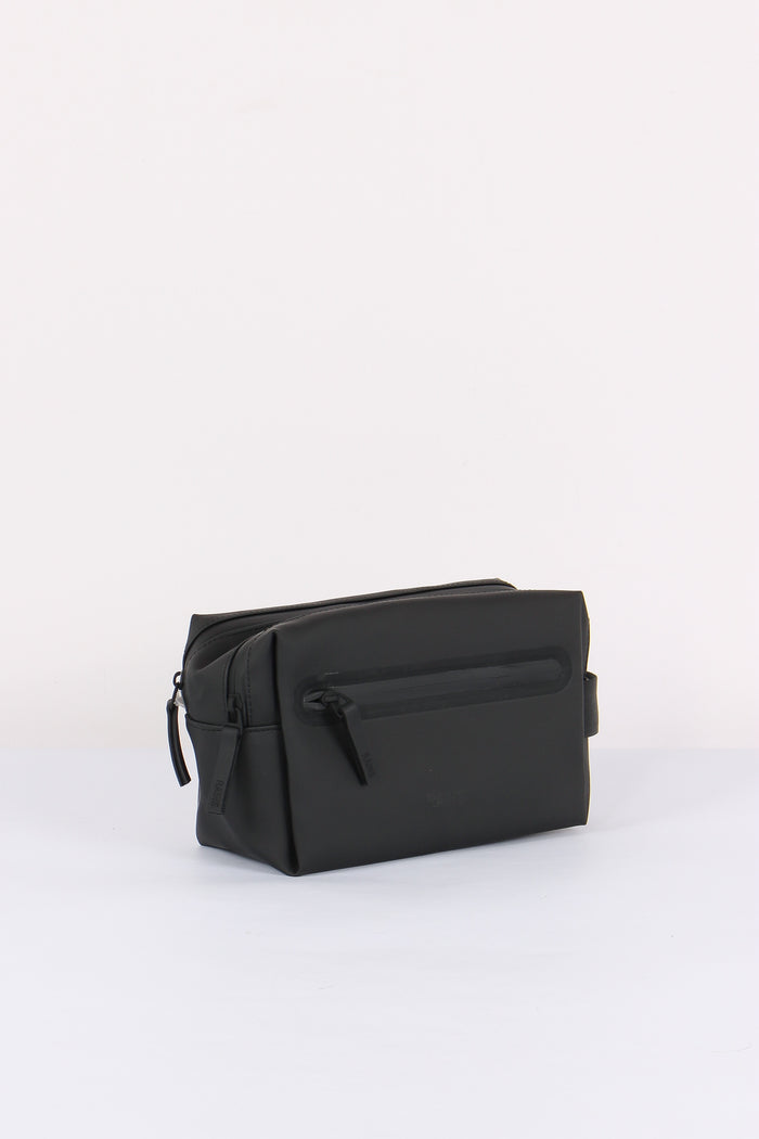 Wash Bag Zip Black-6