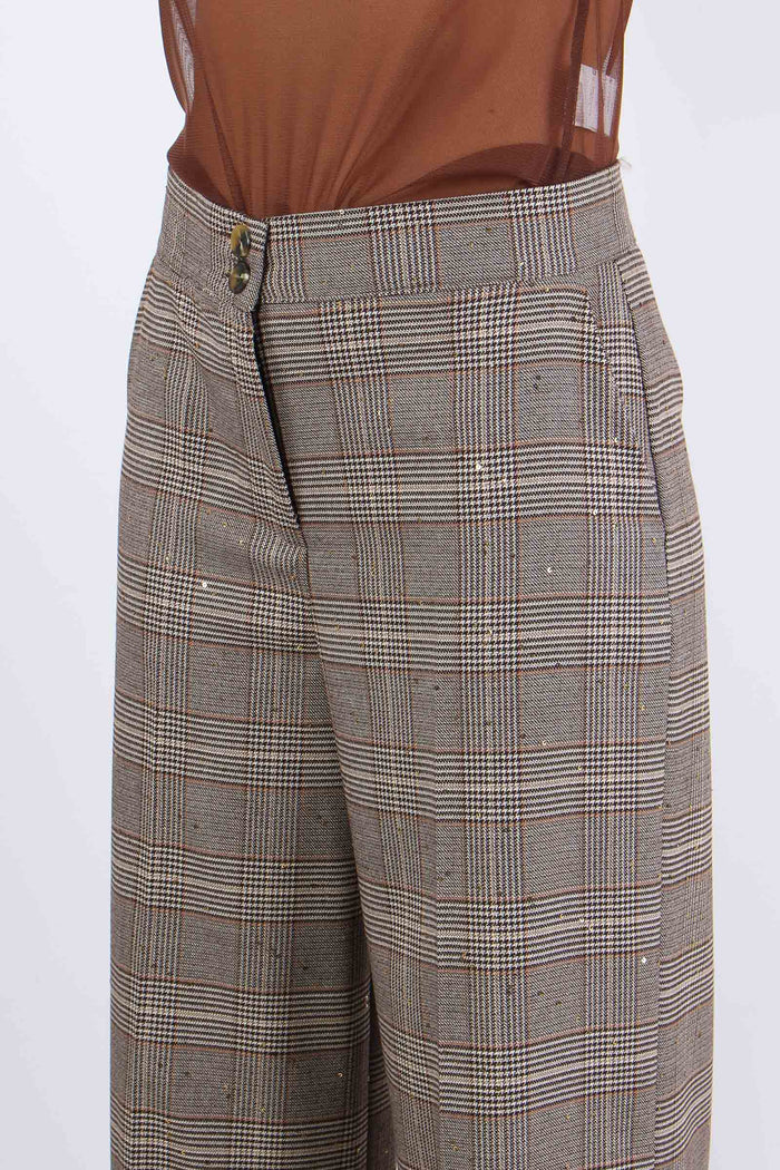 Pantalone Palazzo Galles Paill Nocciola/moro-7