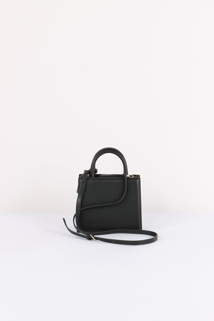 Borsa A Mano Mini Pelle Black-3