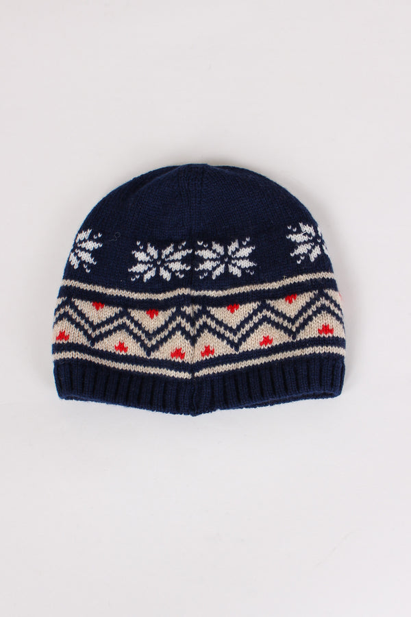 Cuffia Fantasia Norvegese Blu/latte/beige-2