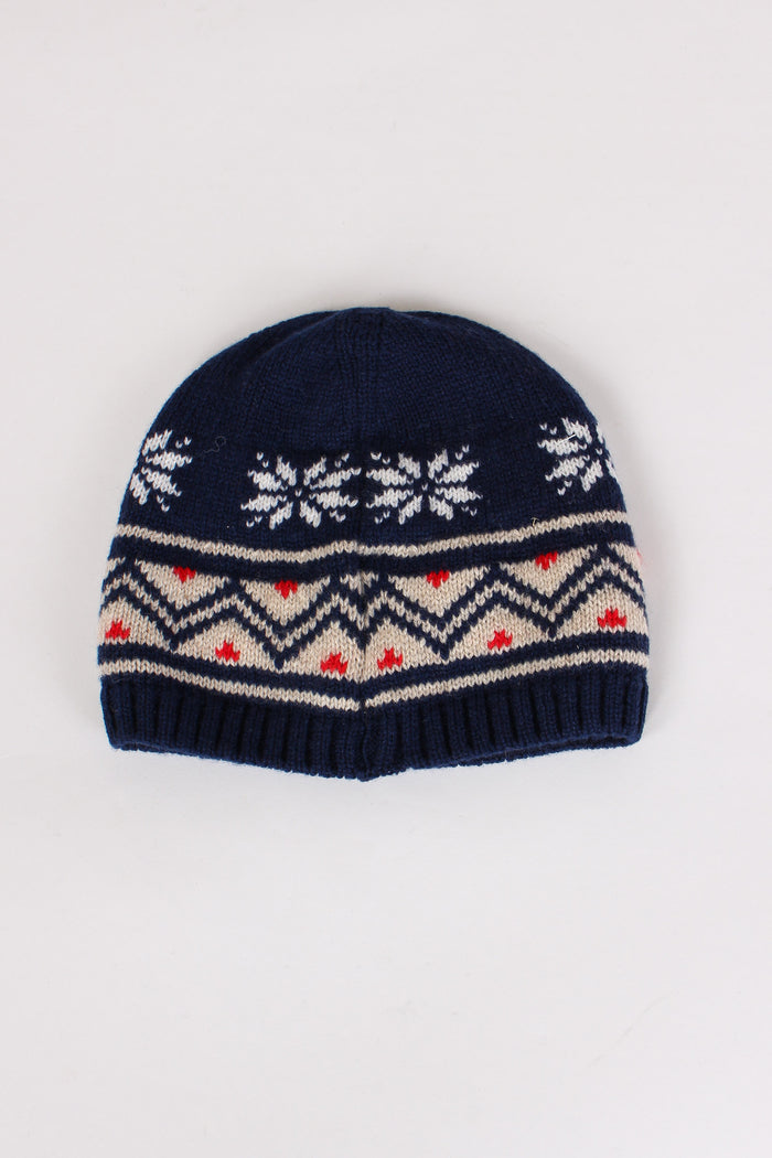 Cuffia Fantasia Norvegese Blu/latte/beige-2