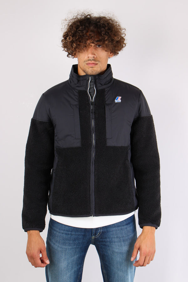 Giubbotto Collo In Piedi Black Pure