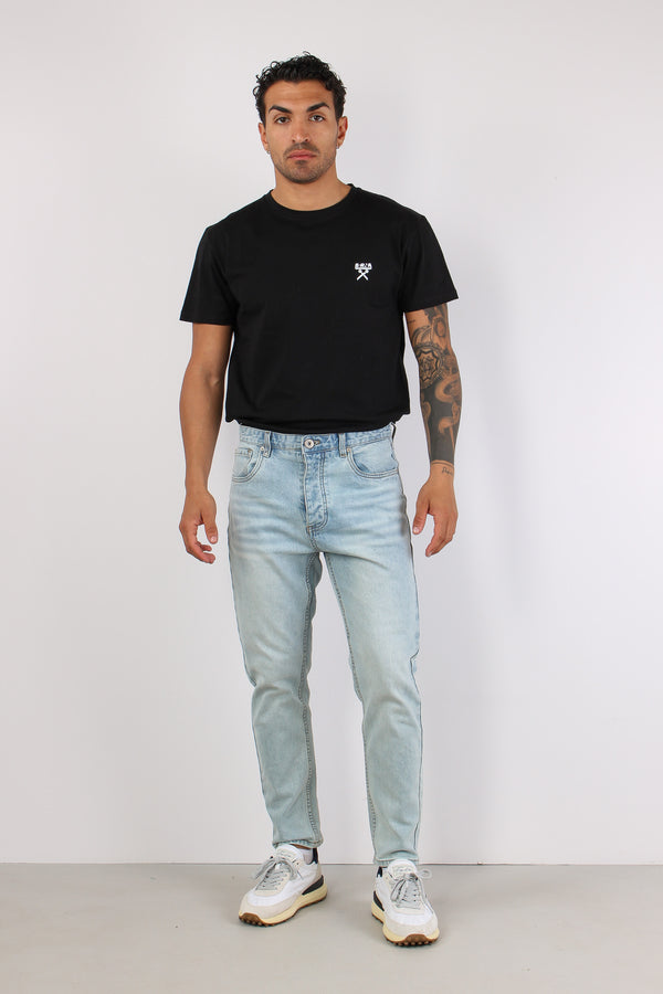 Jeans Cropped Denim Chiaro