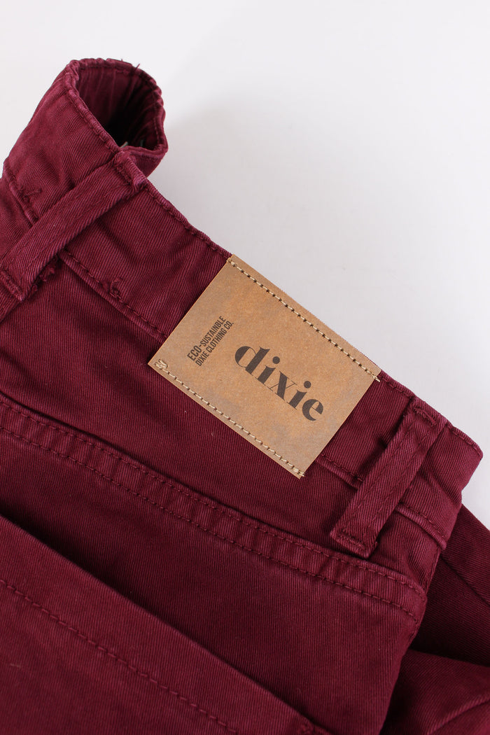 Denim Palazzo Wine Berry-5