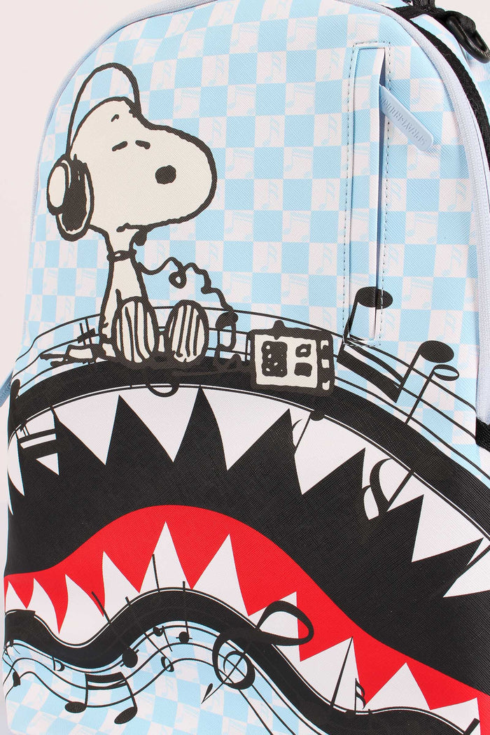 Backpack Peanuts Snoopy Jams Azzurro-4