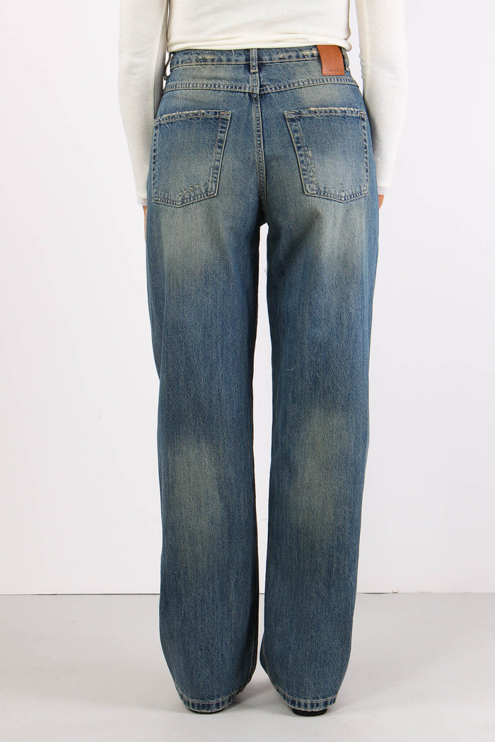Denim Balloon Lavaggio Te Denim Blu-5