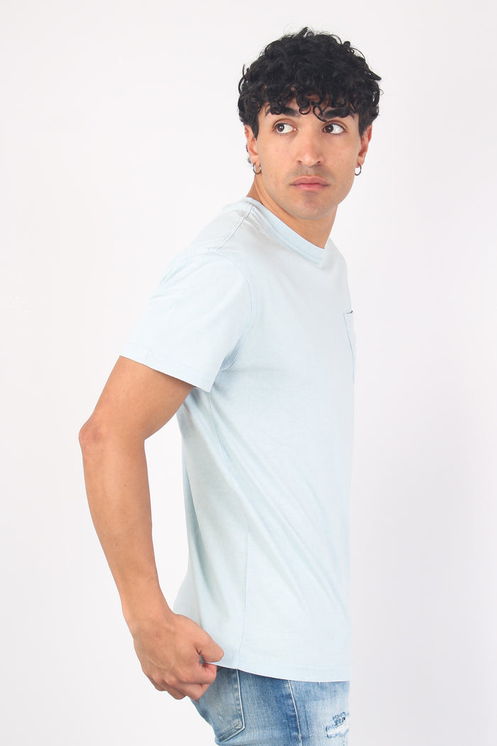 T-shirt Misto Lino Taschino Apline Blue-5
