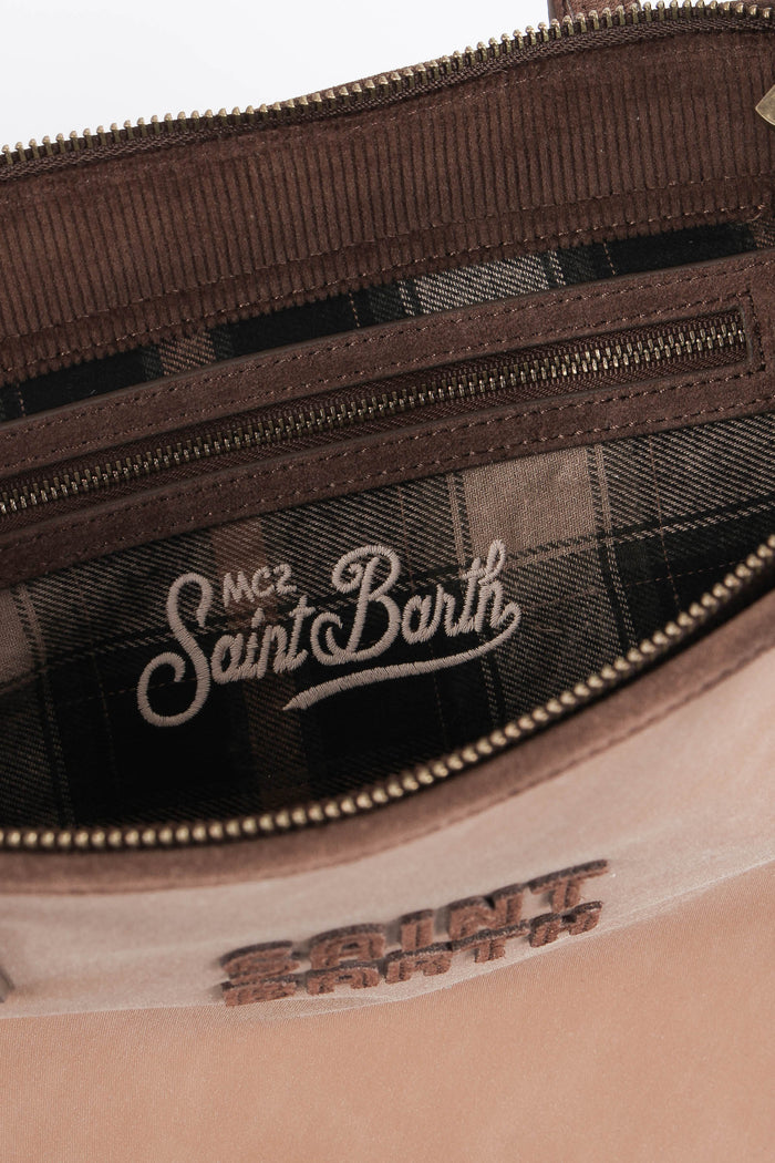 Borsa City Media Ricamo Logo Nut-5