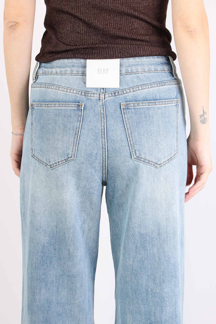 Denim Orlo Alto Denim Chiaro-8