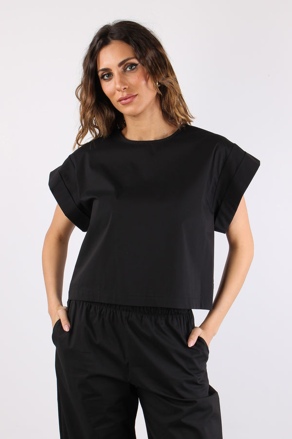 Casacca Manica Aletta Nero-2