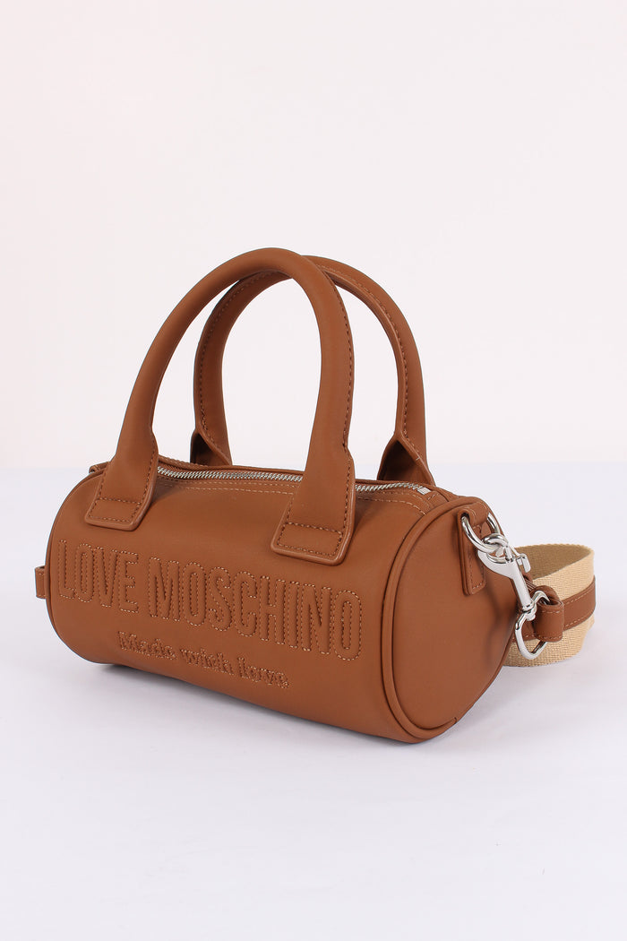 Bauletto Lettering Cuoio-4