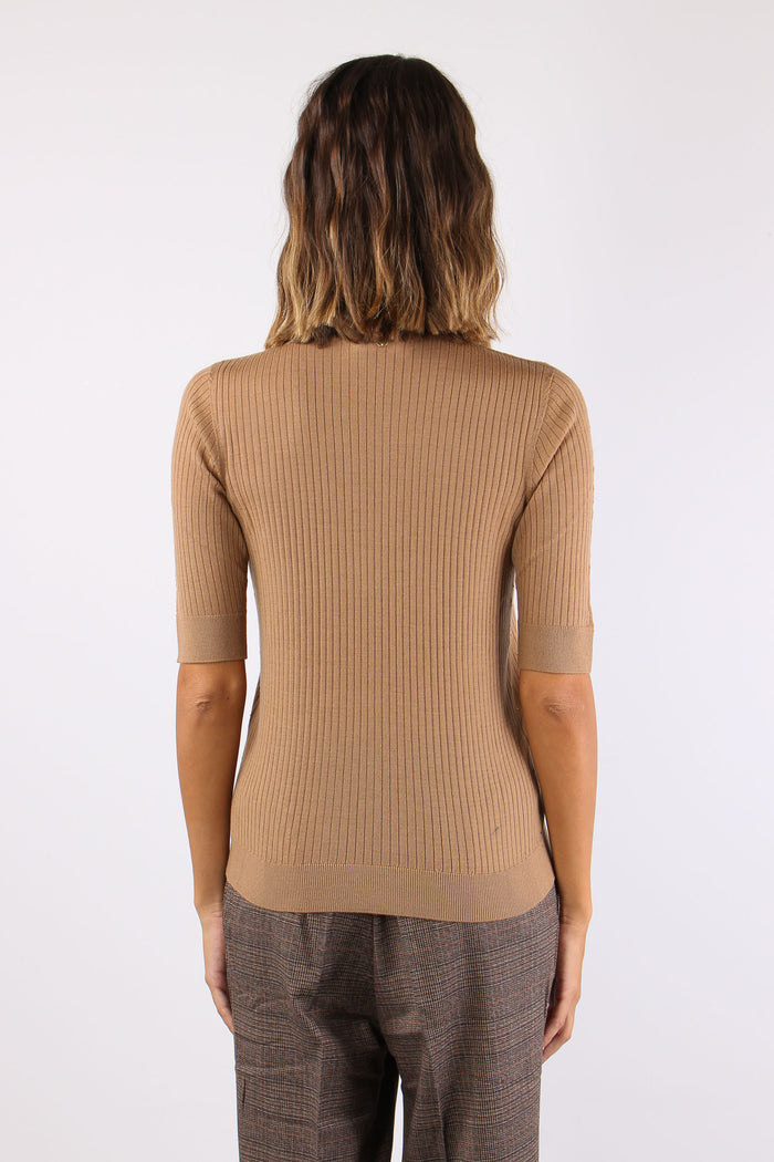 Collo Alto Strass 100% Lana Cocoa Creme-3
