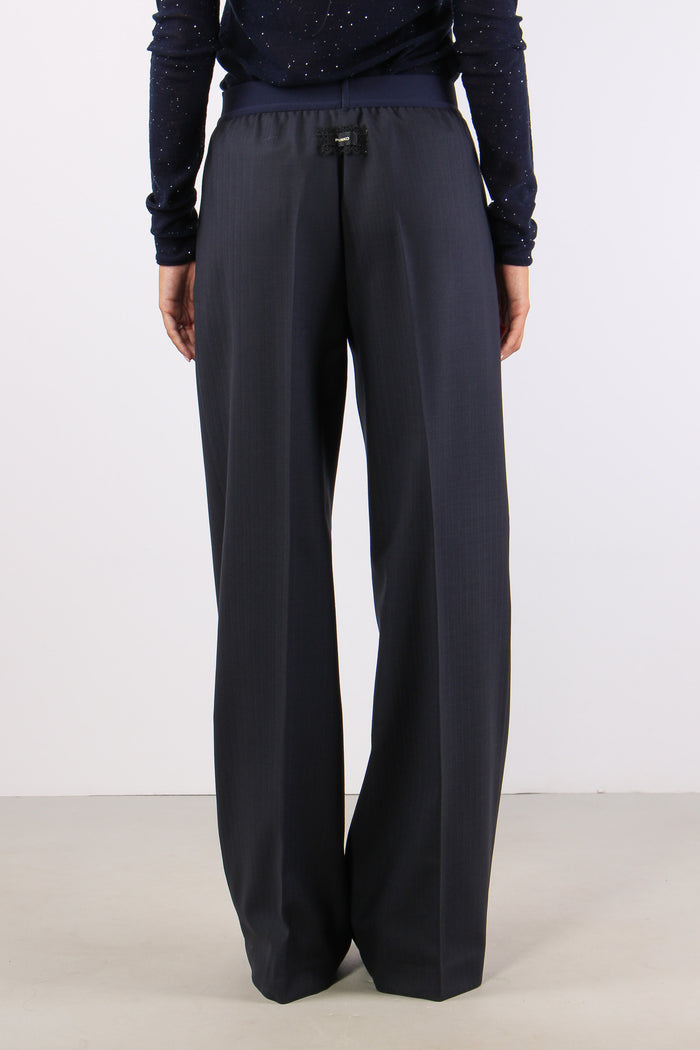 Phaius Pantalone Fluido Elasti Blu Marino-4