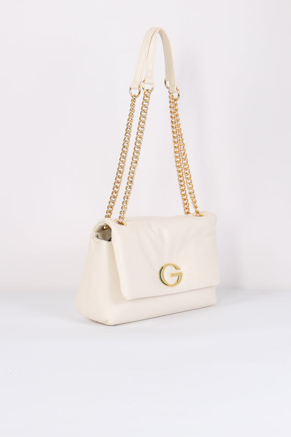 Tracolla Puffy Catena Panna-2