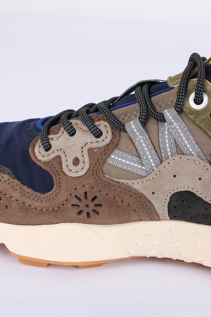 Sneakers Yamano 3 Suede/nylon Dark Grey/brown-7