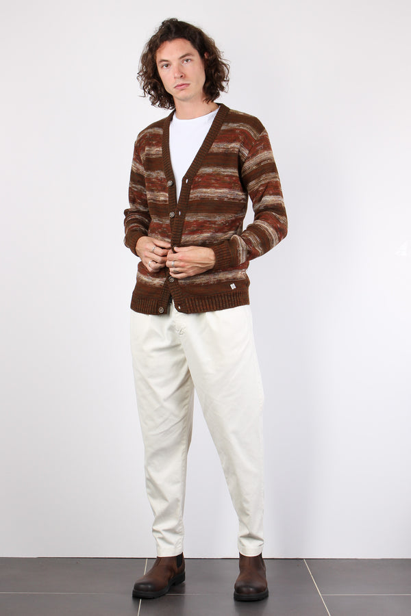 Cardigan Melange Riga Tabacco