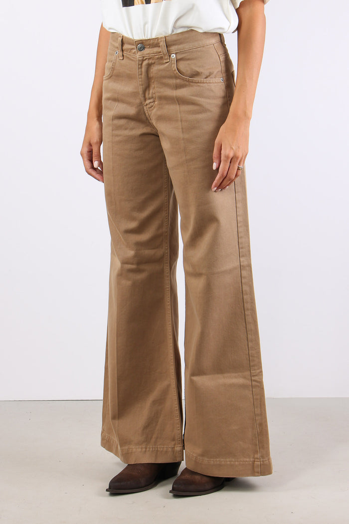 Pantalone Palazzo Bull Nocciola-3