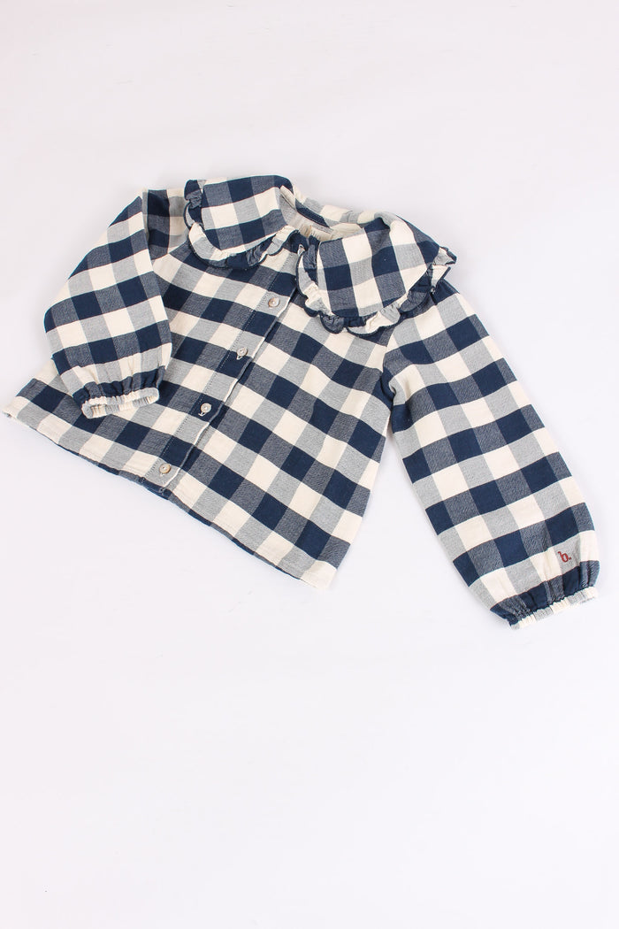 Camicia Quadro Navy/ivory-4