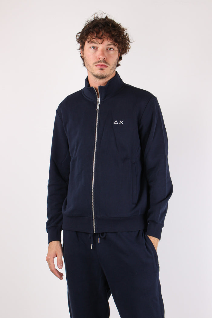 Felpa Full Zip Navy