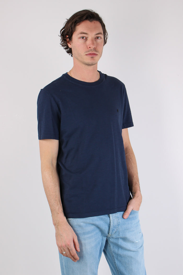 T-shirt Cotone Fiammato Logo Universo-6