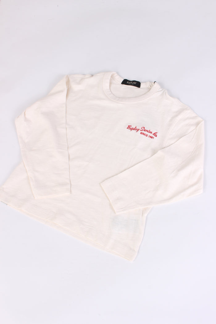 T-shirt Logo Panna-4