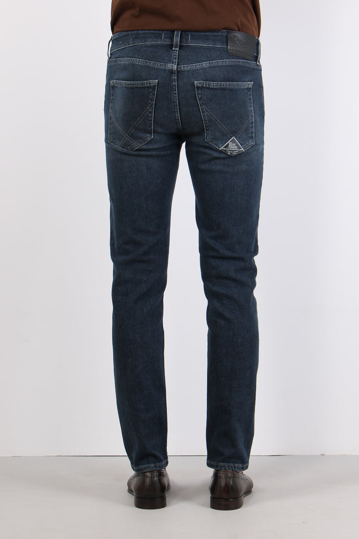 Denim Slim Slavato Denim Black-5