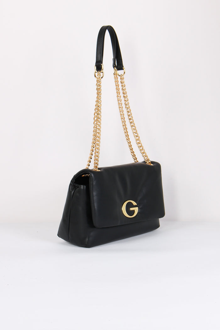 Tracolla Puffy Catena Nero-6